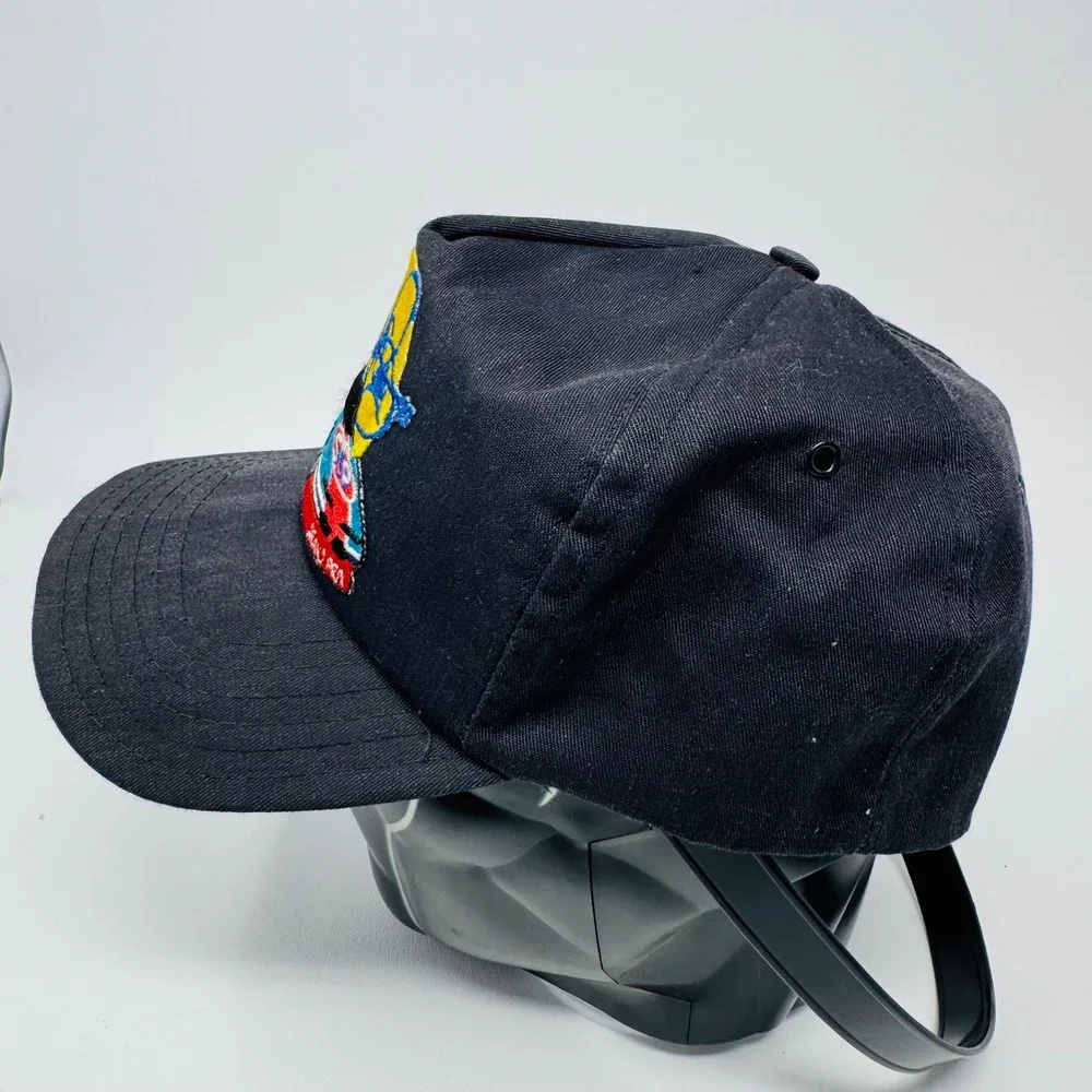 Vintage‎ Richard Petty 43 STP NASCAR Racing Snapback Hat Black Embroidered Cap
